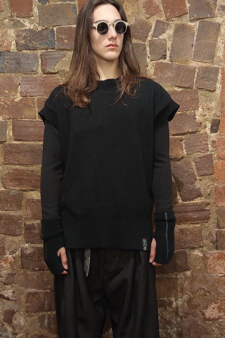 bl1T - Gilet doppio tessuto