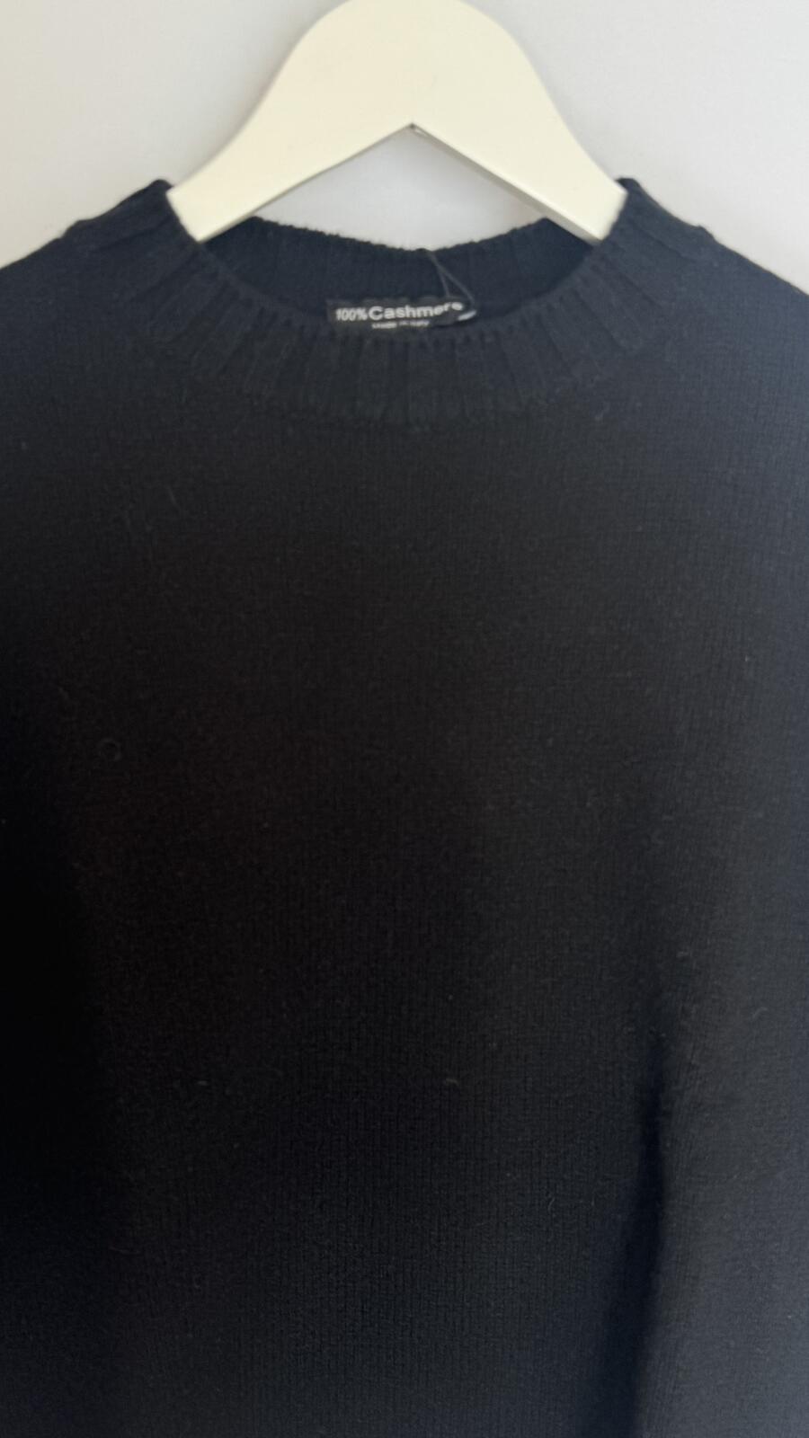 Pullover puro cashmere Black 