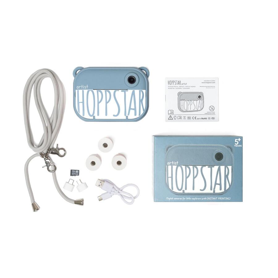 Hoppstar Artist – Scatta foto e stampale subito! - Denim/Blu