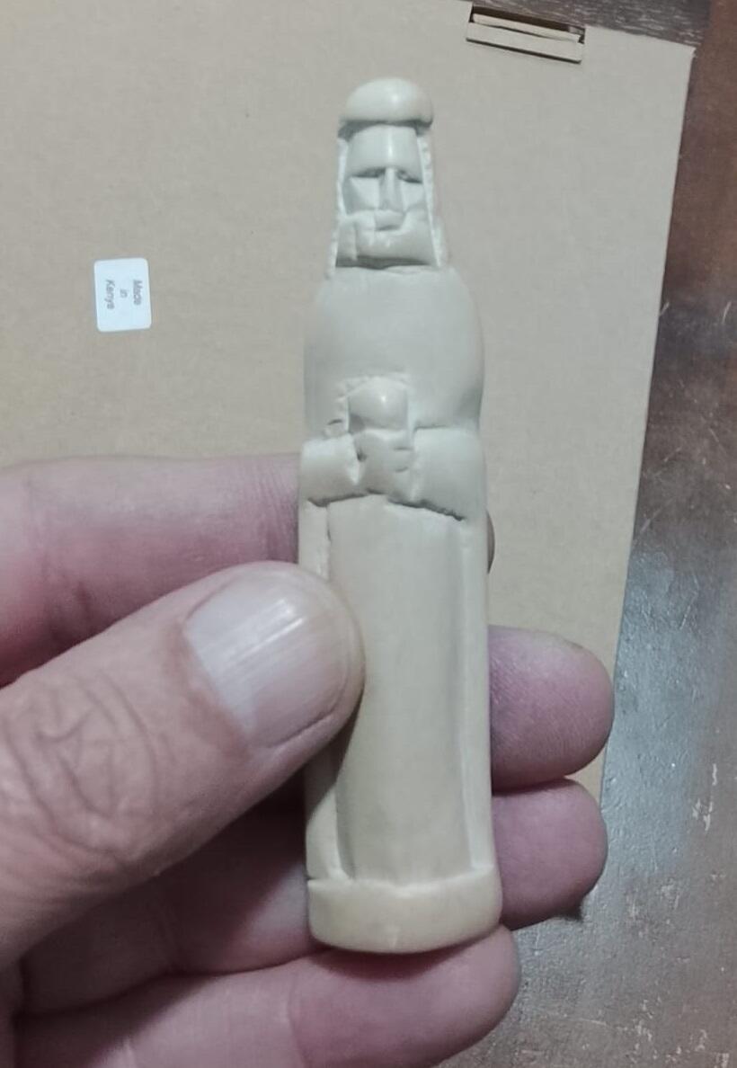 Presepe Pietra Saponaria Kenya Artigianale 12 pezzi -33676