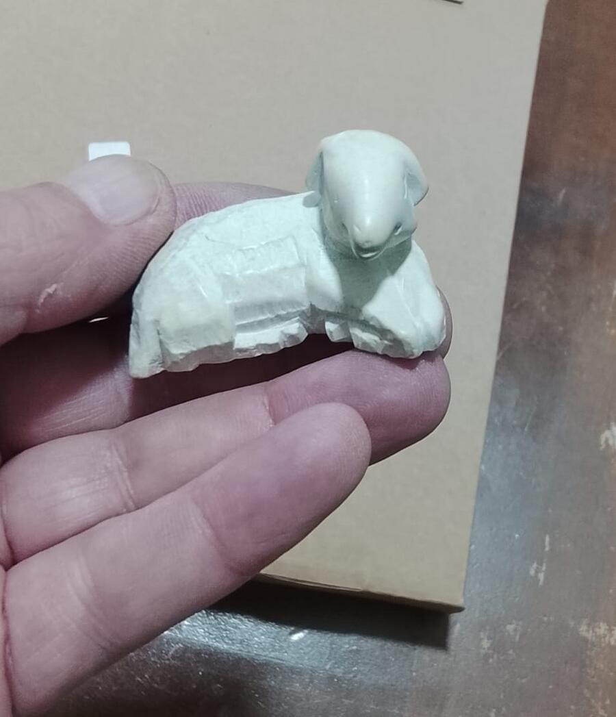 Presepe Pietra Saponaria Kenya Artigianale 12 pezzi -33676