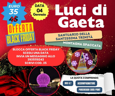 04 GENNAIO 2026 1 GIORNO LUMINARIE DI GAETA 2025
