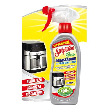 FATIGATI SGRASSATORE PER FRIGGITRICE AD ARIA 250 ML (Confezione da 24 pezzi) 