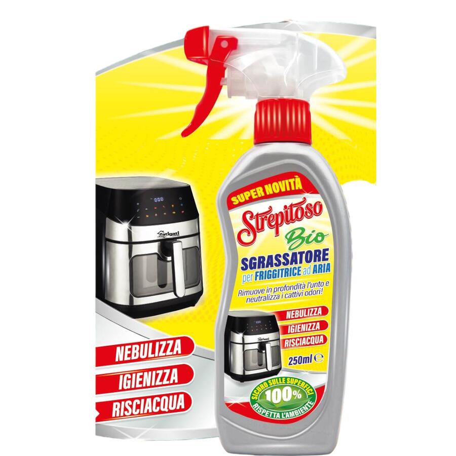 FATIGATI SGRASSATORE PER FRIGGITRICE AD ARIA 250 ML (Confezione da 24 pezzi) 