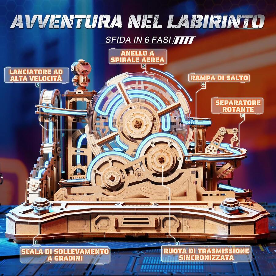 Gear Ball Challenge Pista delle biglie 