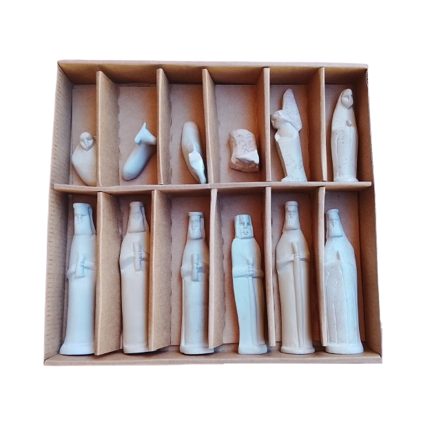 Presepe Pietra Saponaria Kenya Artigianale 12 pezzi -33677