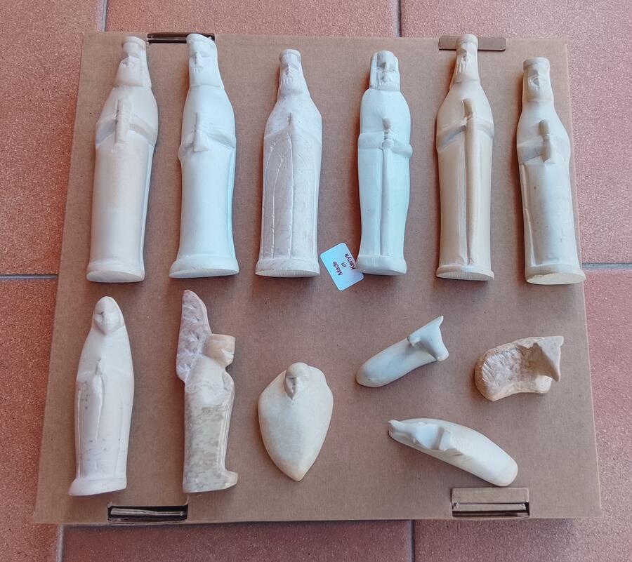 Presepe Pietra Saponaria Kenya Artigianale 12 pezzi -33677