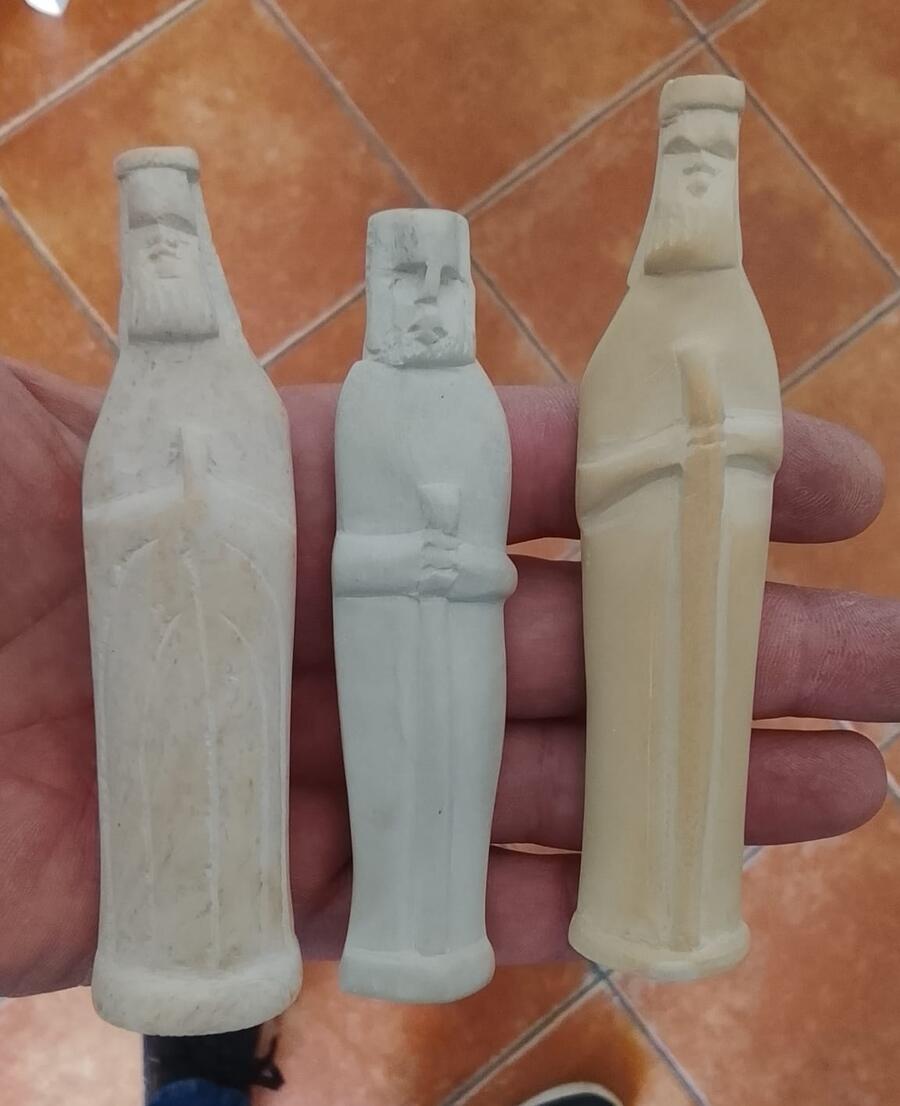 Presepe Pietra Saponaria Kenya Artigianale 12 pezzi -33677