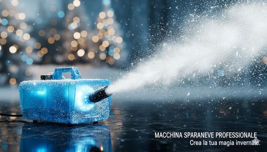 Macchina Spruzza Neve 400W – Giochiplast