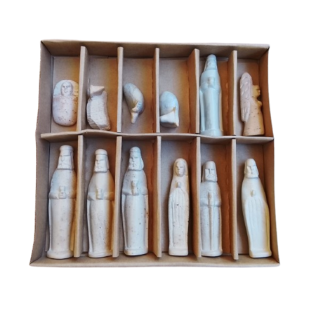 Presepe Pietra Saponaria Kenya Artigianale 12 pezzi -33675