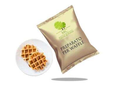 PREPARATO PER WAFFLE SENZA GLUTINE E LATTOSIO - BUSTA 1 Kg