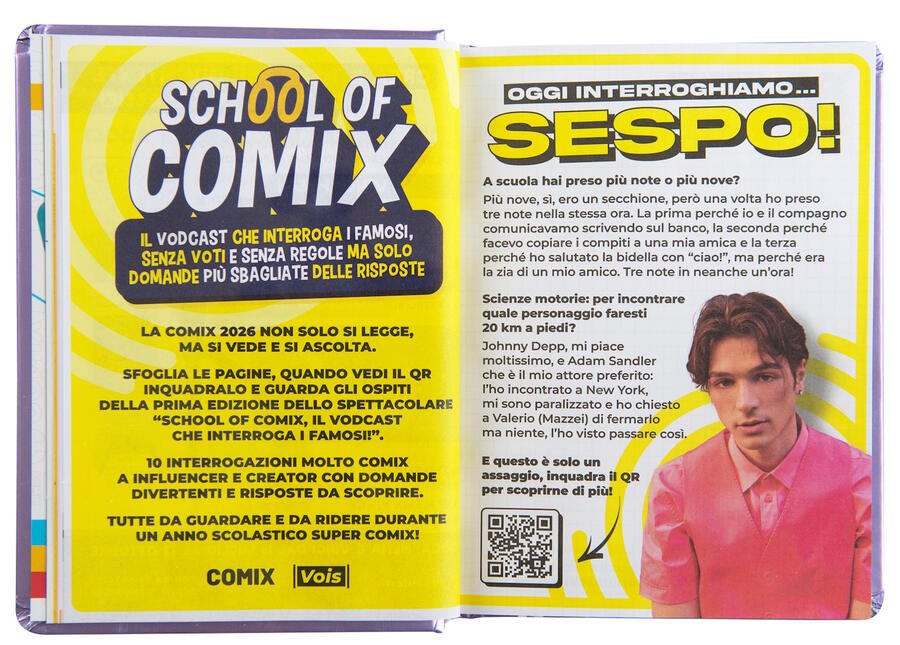 COMIX WAVE DIARIO AGENDA 13 Mesi LILLA