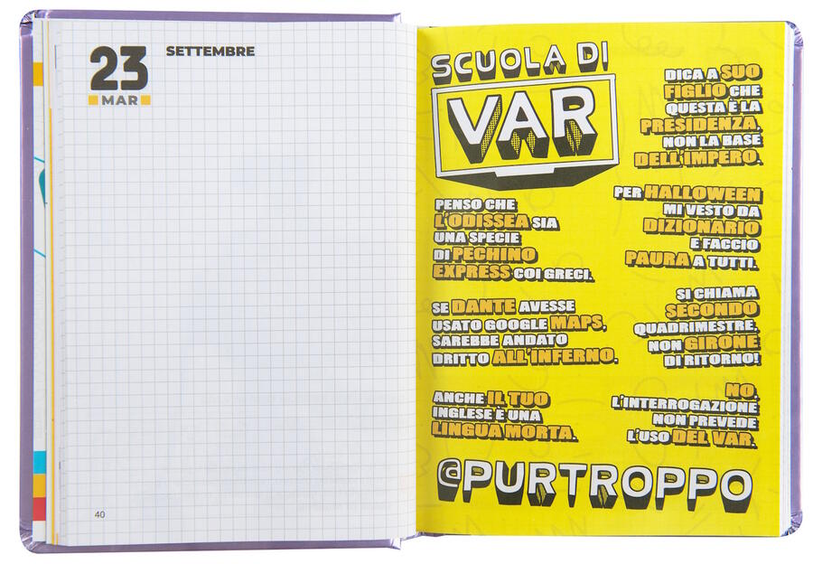 COMIX WAVE DIARIO AGENDA 13 Mesi LILLA