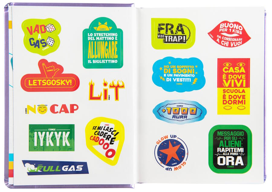 COMIX WAVE DIARIO AGENDA 13 Mesi BLU ELETTRICO