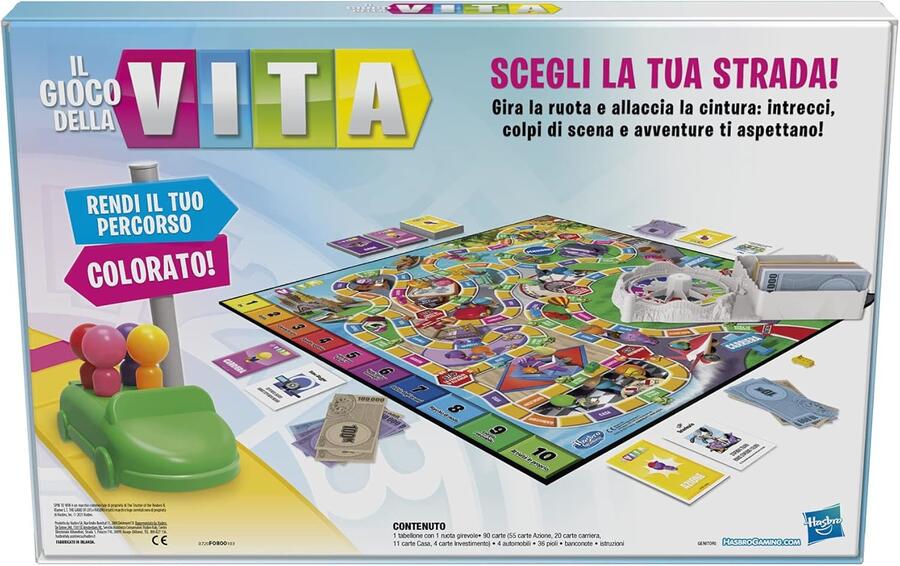 Il Gioco della Vita - Hasbro - F0800 - 8+