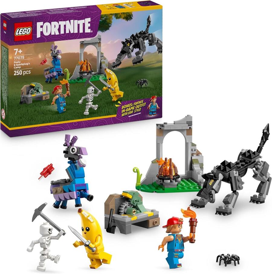 Lego Fortnite Campo di Bananita e Starter - Lego - 77075 - 7+