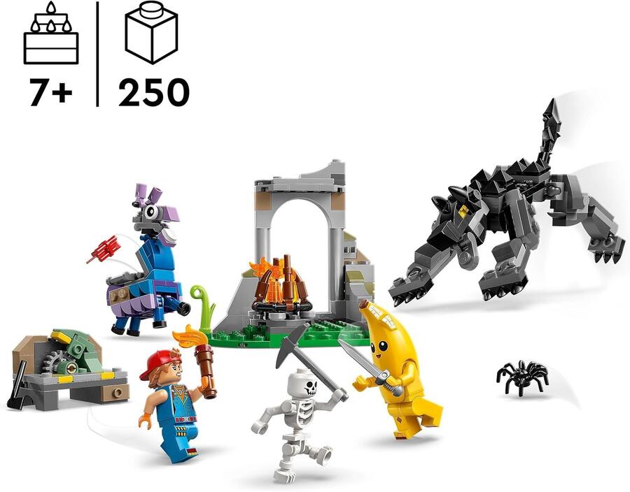 Lego Fortnite Campo di Bananita e Starter - Lego - 77075 - 7+