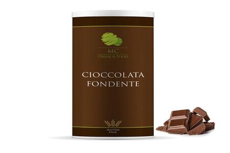 CIOCCOLATA FONDENTE - BARATTOLO 1 Kg
