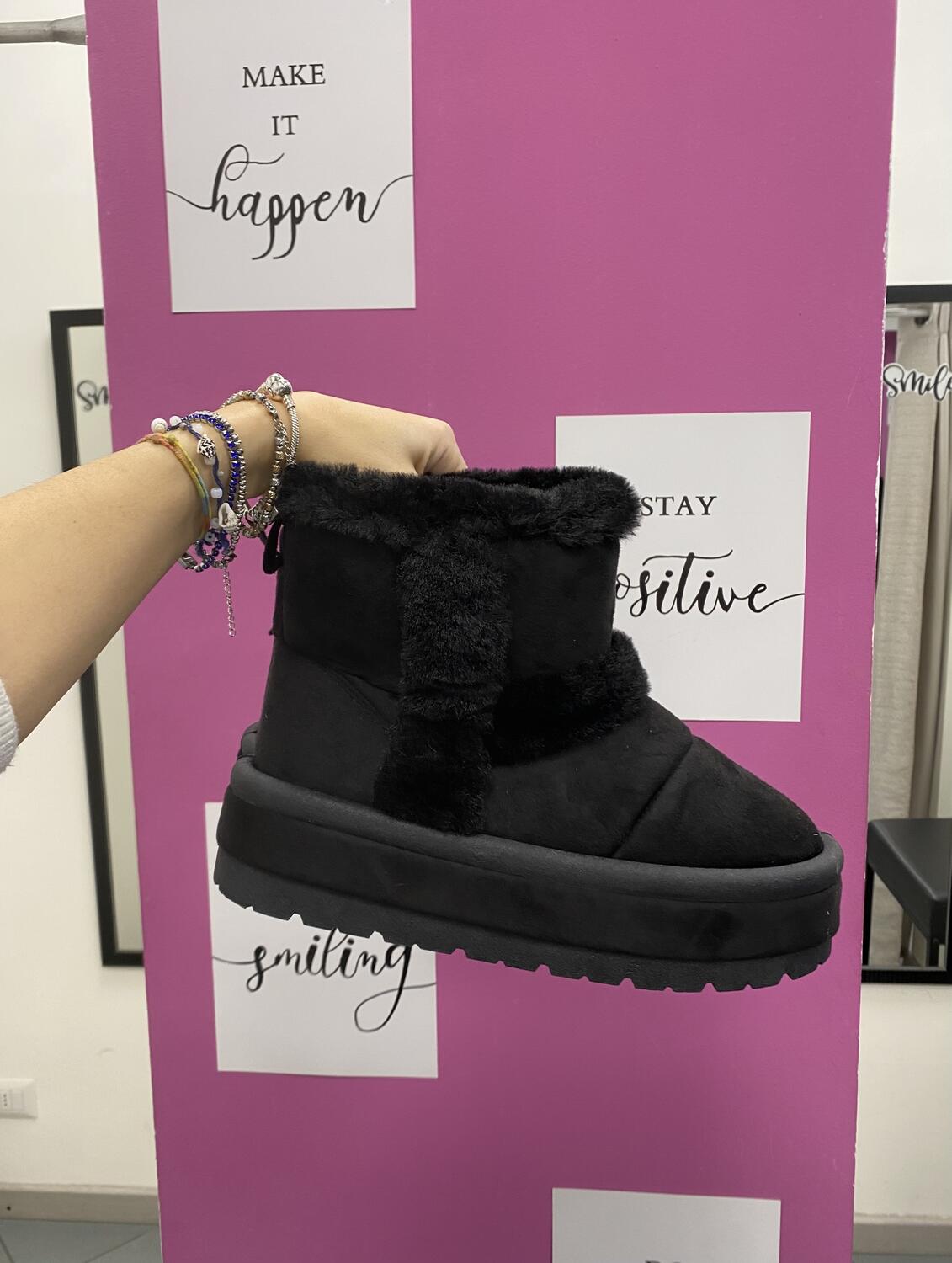 NOVITÀ Scarponcino imbottito platform