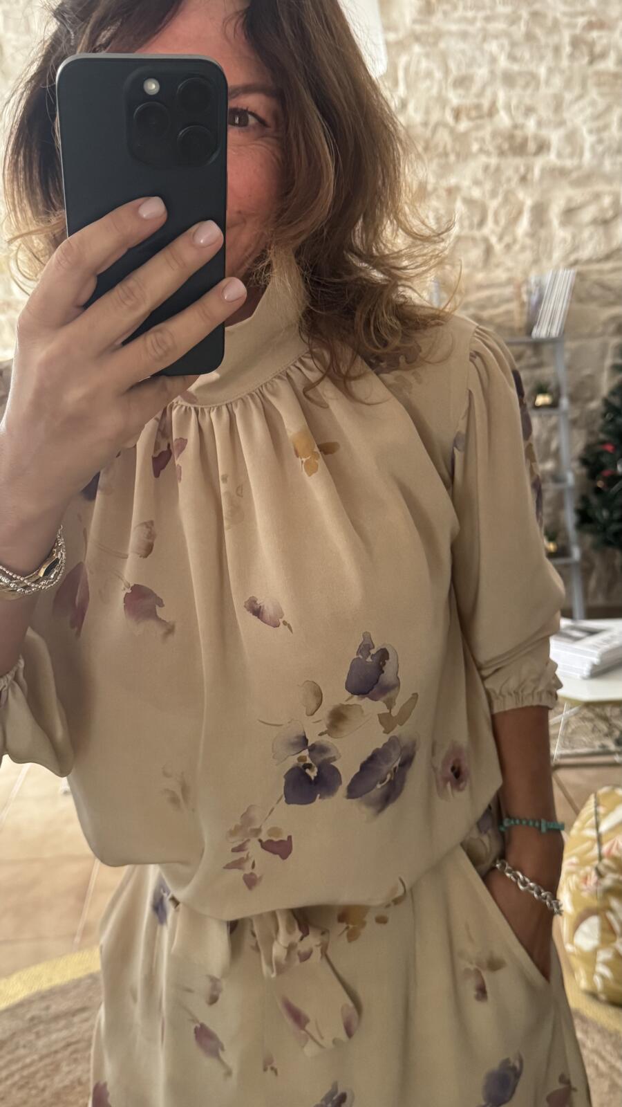 Blusa floreale Heritage 