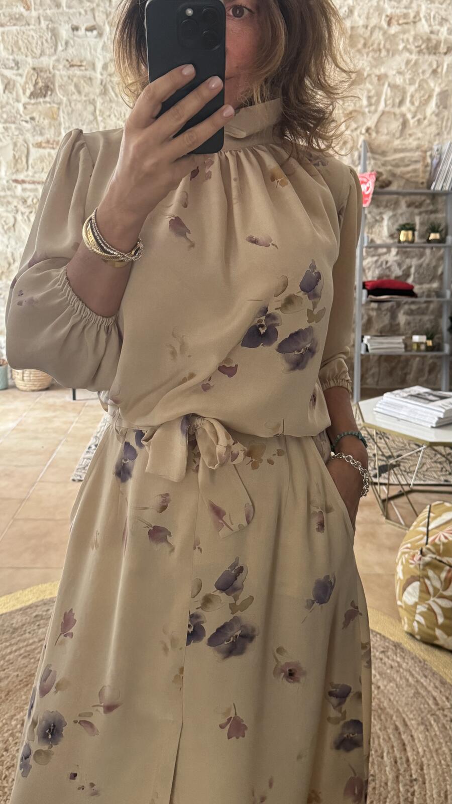 Blusa floreale Heritage 