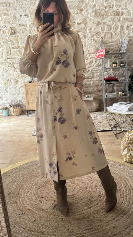 Gonna Heritage - crepe pura seta