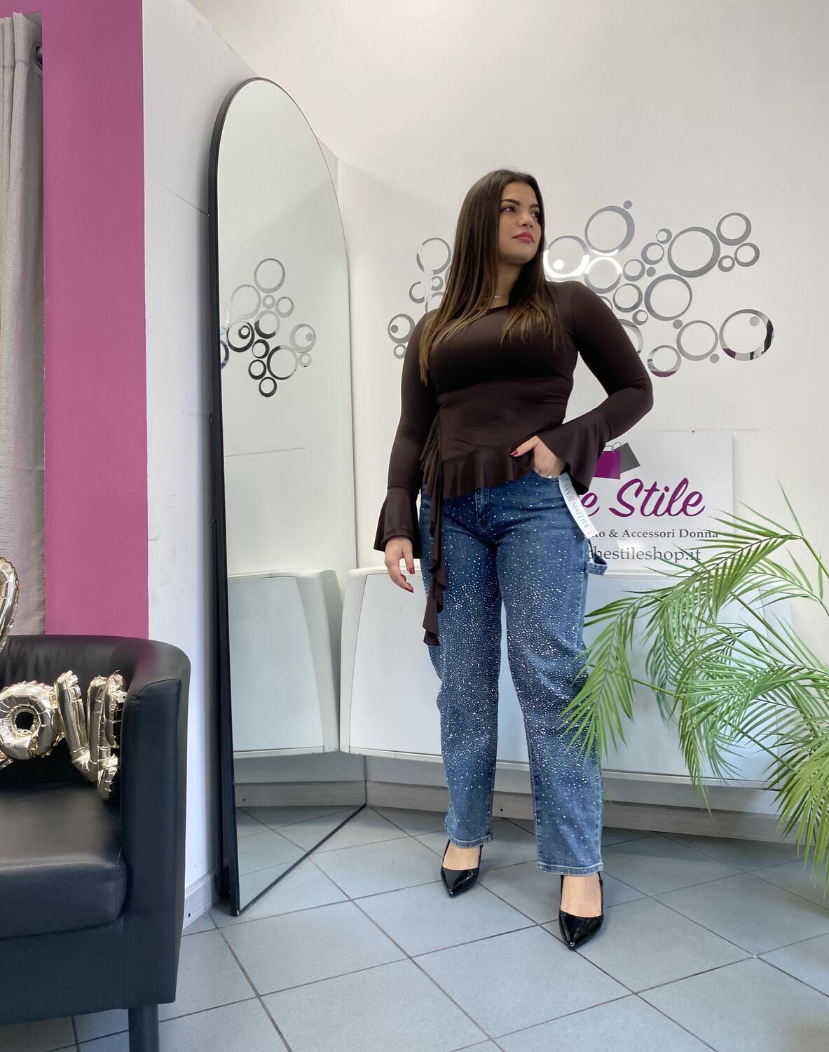 NOVITÀ Maglia con voulant laterale 