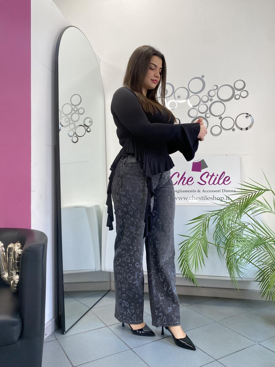 NOVITÀ Maglia con voulant laterale 