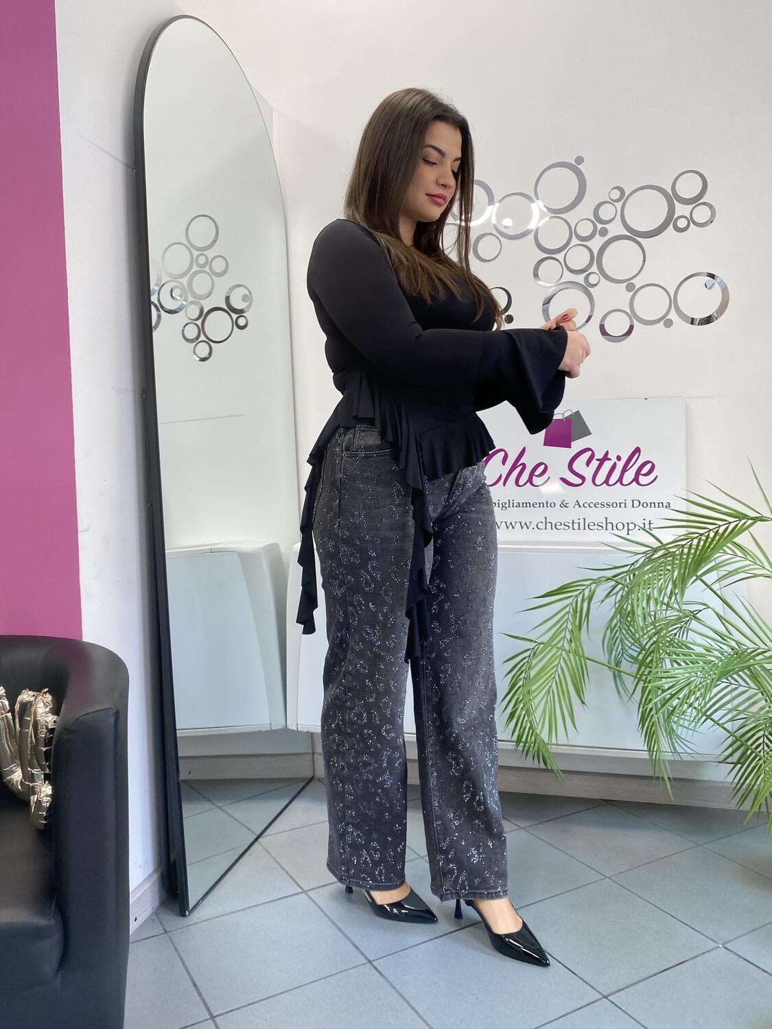 NOVITÀ Maglia con voulant laterale 