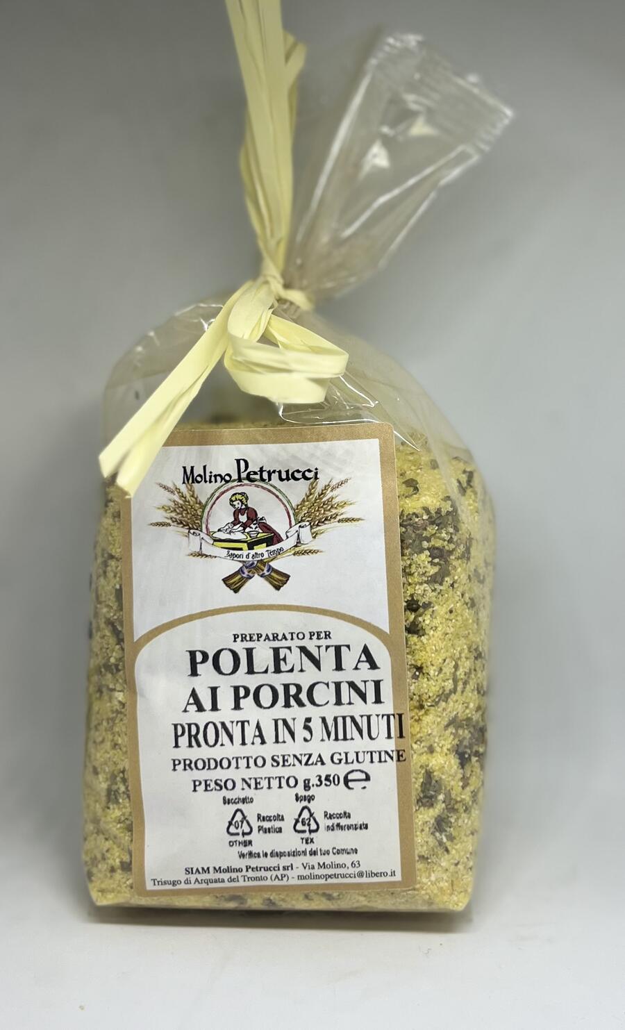 Polenta precotta ai porcini gr.350