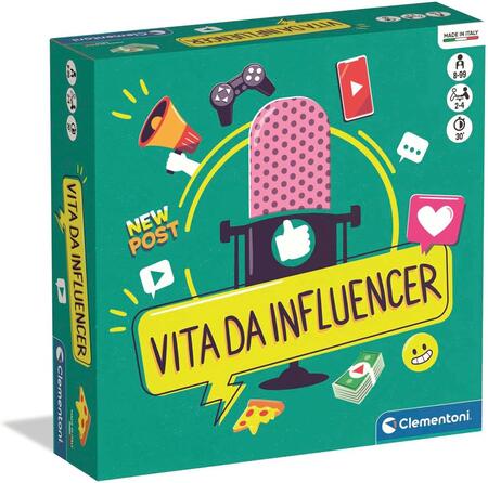 Vita da Influencer gioco da tavolo - Clementoni - 16663 - 8+