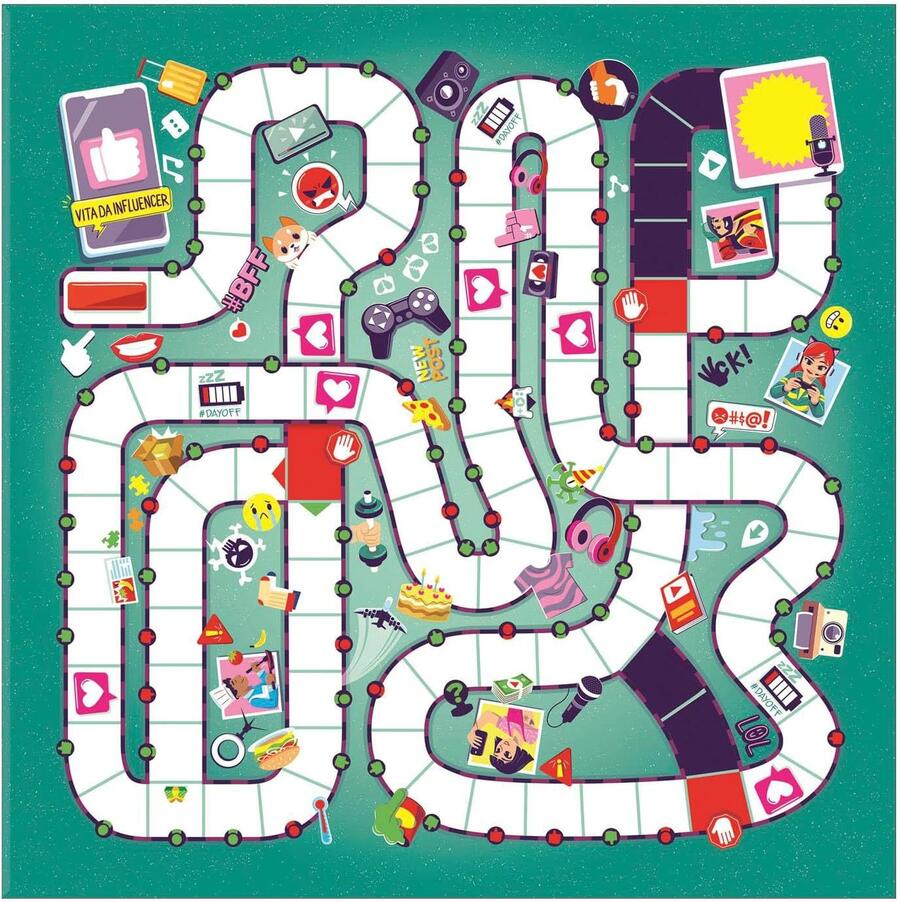Vita da Influencer gioco da tavolo - Clementoni - 16663 - 8+