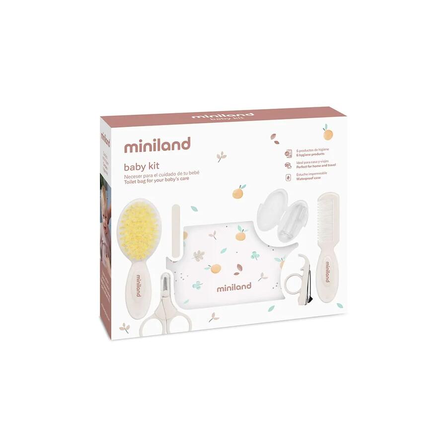 Miniland Baby Kit Valencia – Set Cura e Igiene Neonato (6 pezzi)