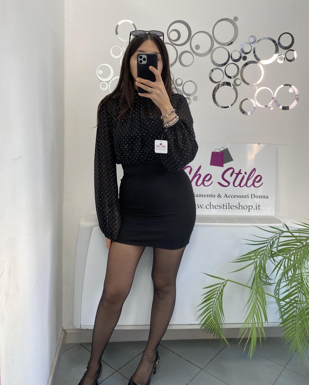 NOVITÀ Tubino con parte brillantinata