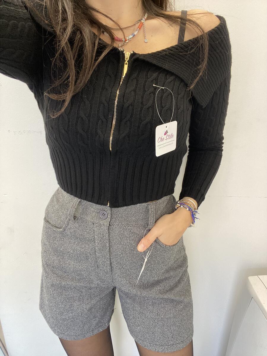 NOVITÀ Shorts in panno spigato 