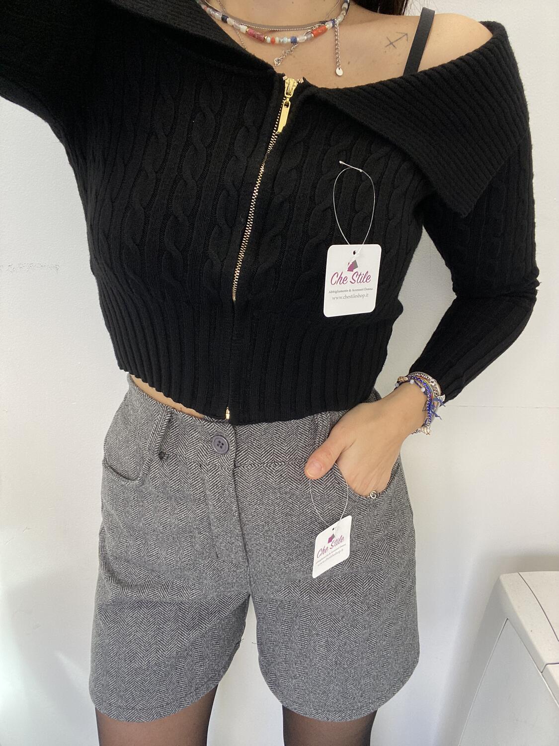 NOVITÀ Shorts in panno spigato 