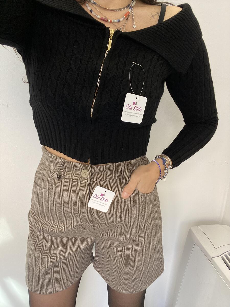 NOVITÀ Shorts in panno spigato 