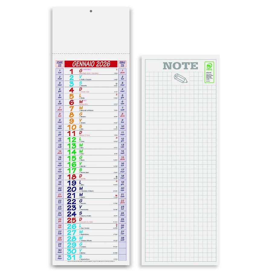 Calendario "Olandese Mini" Personalizzato PA670 da 100 pz