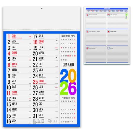 Calendario "Olandese Swedish" Personalizzato PA614 da 100 pz