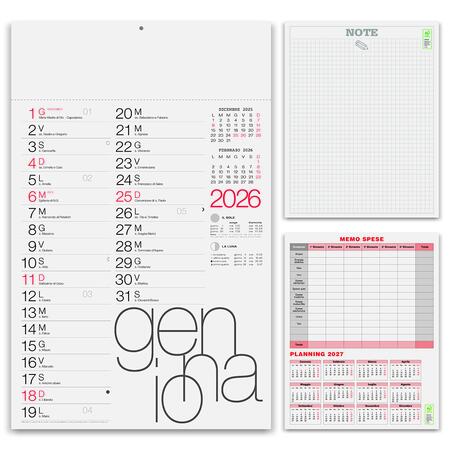 Calendario "Olandese Moderno" Personalizzato PA615 da 100 pz