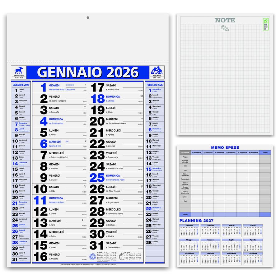 Calendario "Olandese Elegant" Personalizzato PA646 da 100 pz