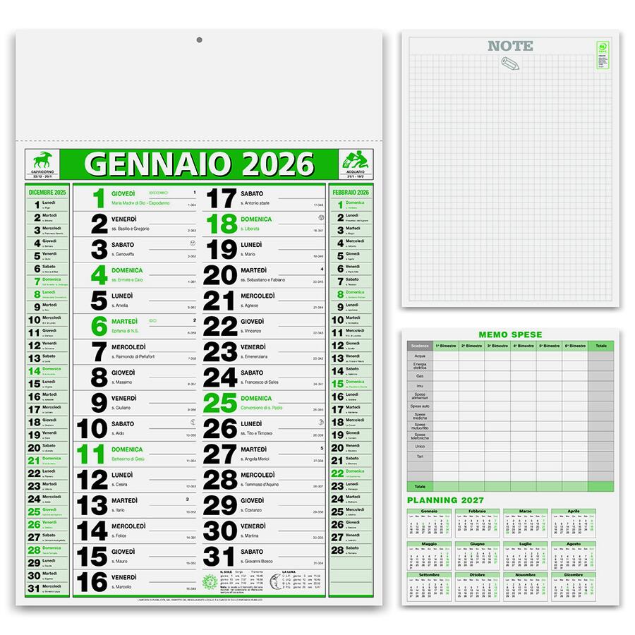 Calendario "Olandese Elegant" Personalizzato PA646 da 100 pz