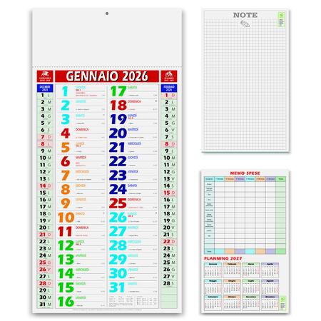 Calendario "Olandese Shaded" Personalizzato PA658 da 100 pz