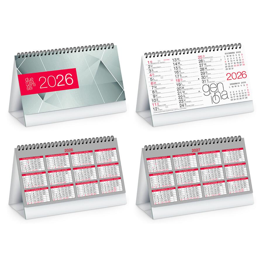 Calendario Tavolo MODERNO Personalizzato PA720 da 100 pz