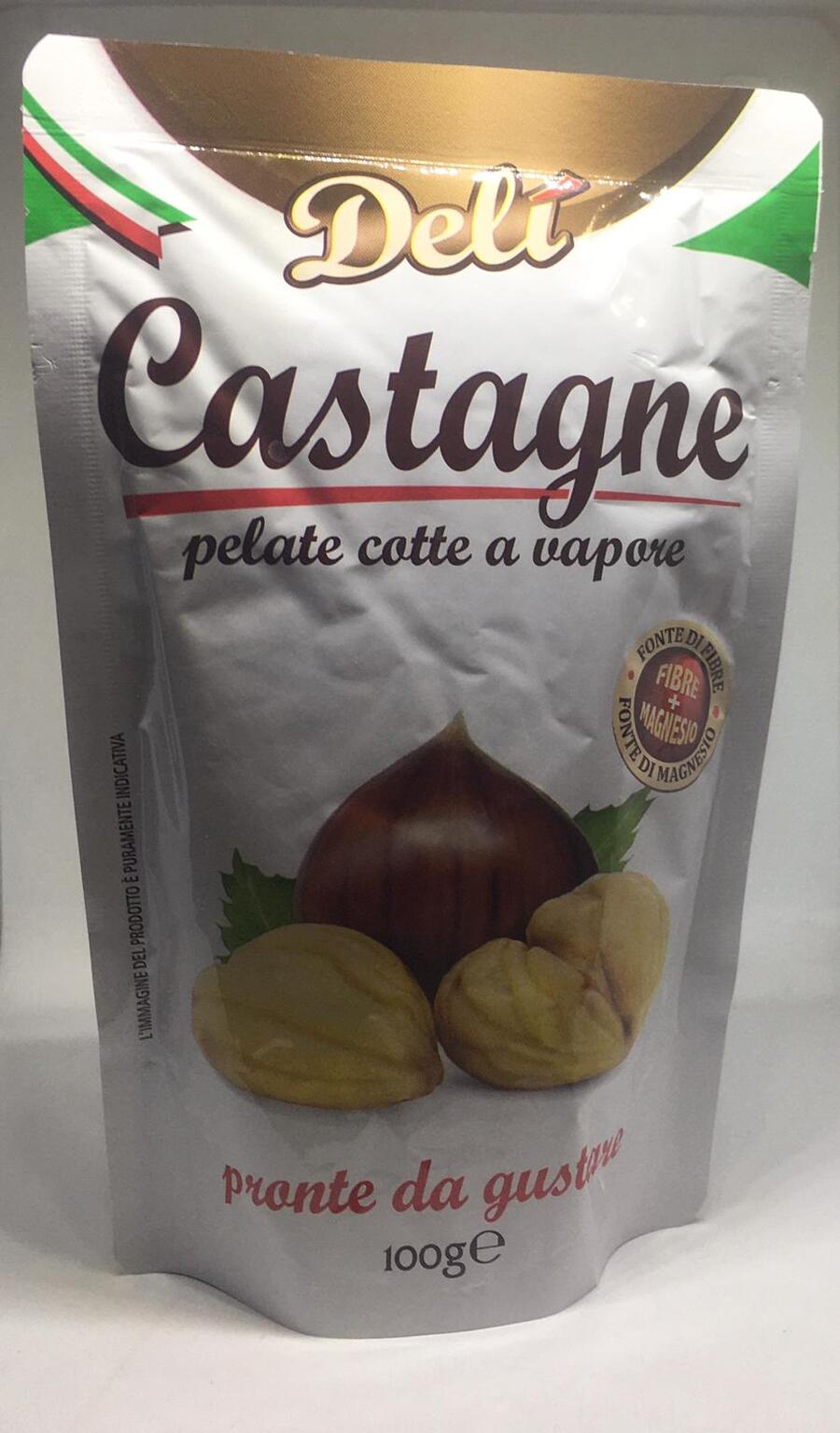 Castagne cotte al vapore gr.100