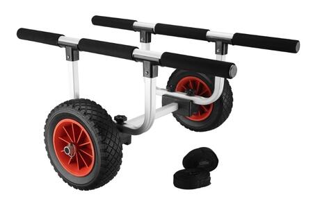 Carrello universale con gomme piene per kayak