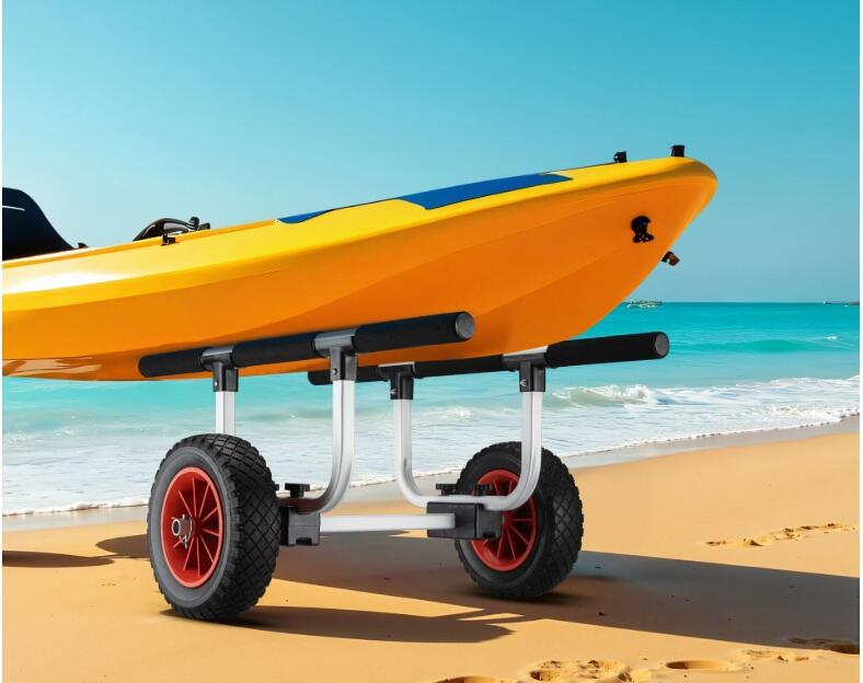 Carrello universale con gomme piene per kayak