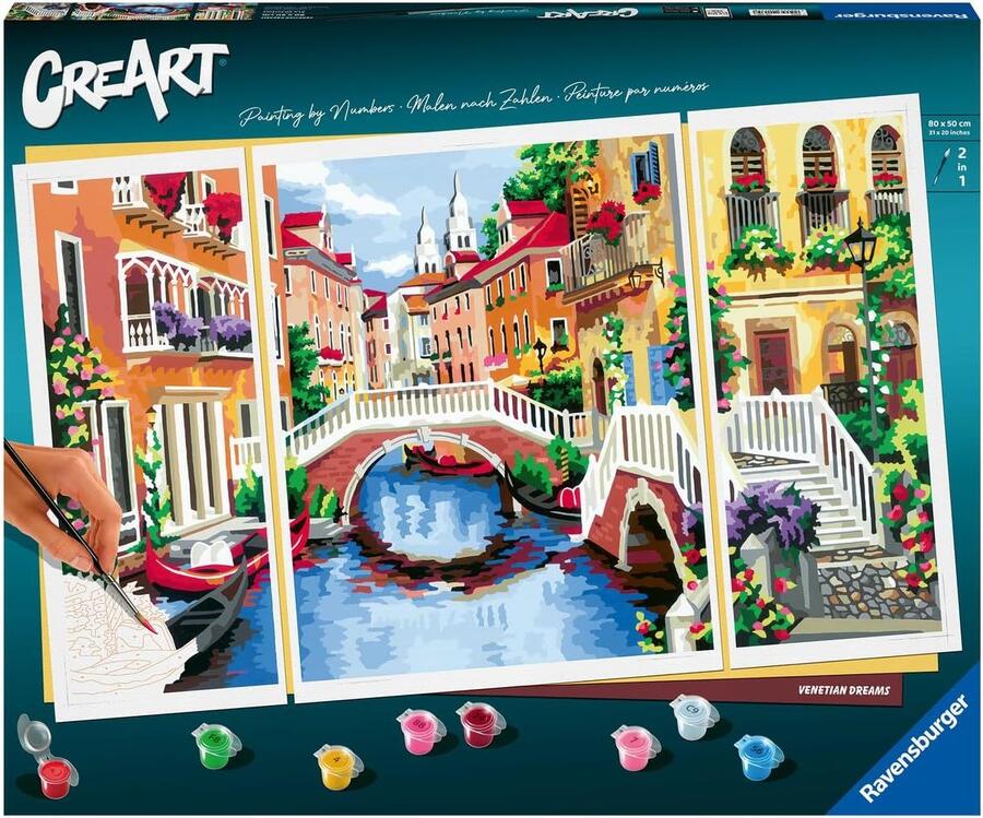 CreArt Trittico Venezia - Ravensburger - 201358 - 14+