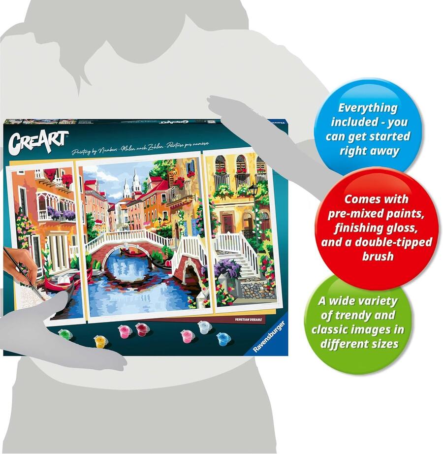CreArt Trittico Venezia - Ravensburger - 201358 - 14+