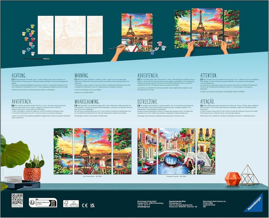 CreArt Trittico Venezia - Ravensburger - 201358 - 14+